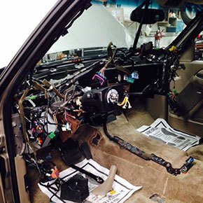 Walt's dash & interior work - 2