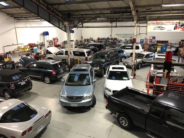 Shop Full of Cars - Walt's Danville Service